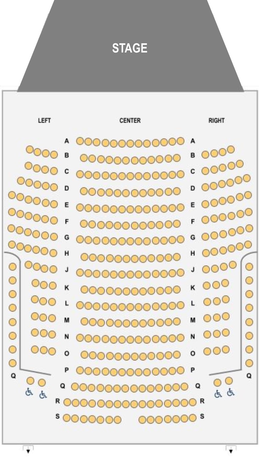 Schwan Concert Hall seating chart